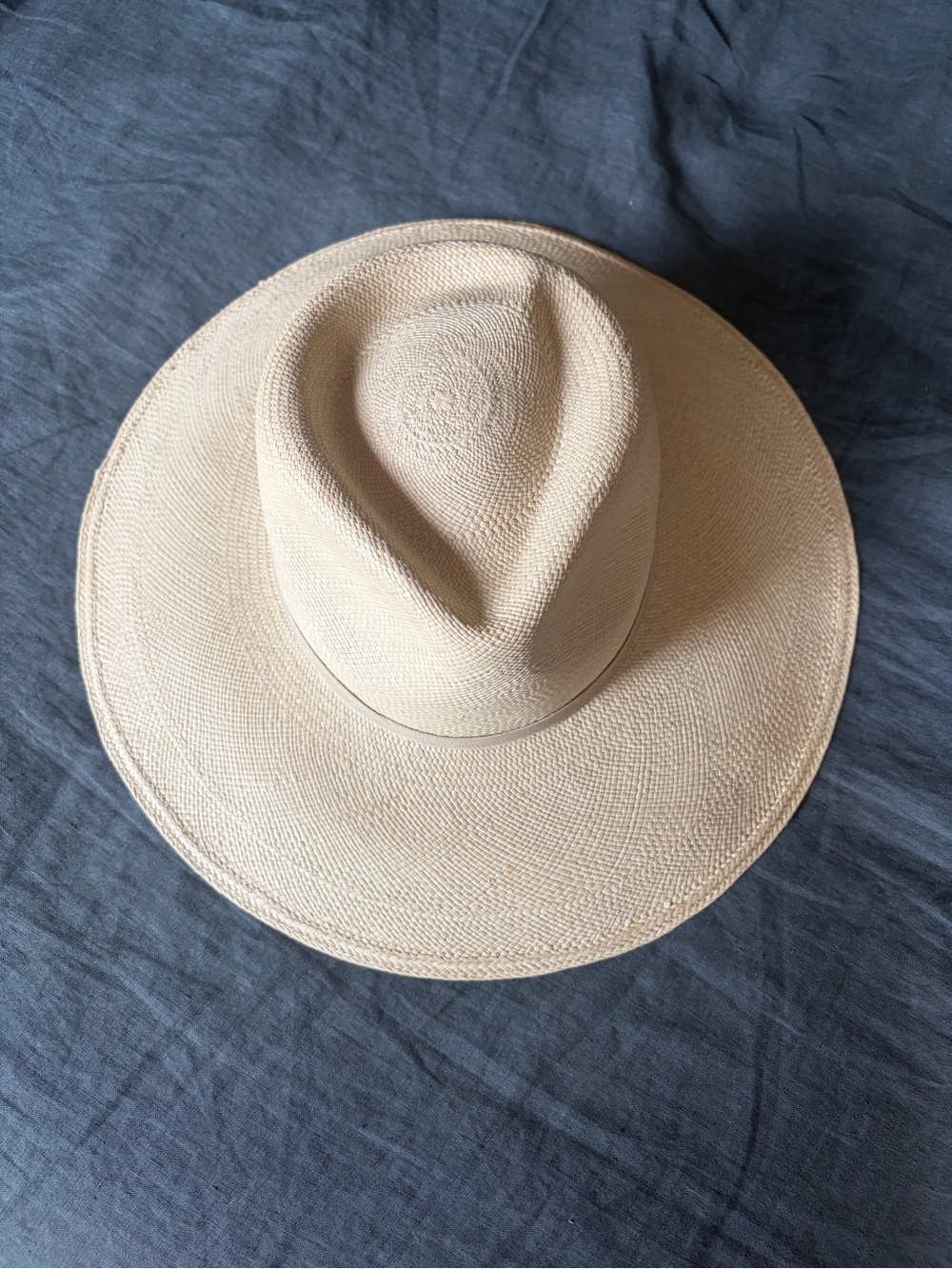 Cuyana Women's Wide-Brim Ecuador Straw Hat - Natural Cream